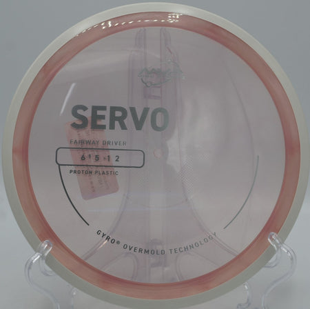 Proton Servo ripping a controlled hyzer-flip at Green Valley Disc Golf Course in Payson, Utah, carrying glide with subtle turn and reliable finish