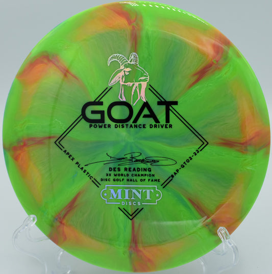 Des Reading Signature Apex Goat launching a controlled distance drive at Old Settlers Park in Round Rock, Texas