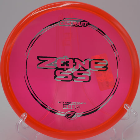Z Zone SS holding a smooth turnover line at Fountain Hills Disc Golf Course in Fountain Hills, Arizona.