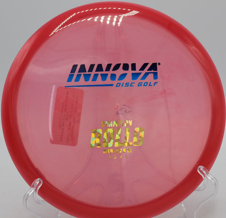 Throwing a Champion Rollo on a smooth turnover line at Idlewild Disc Golf Course in Burlington, KY