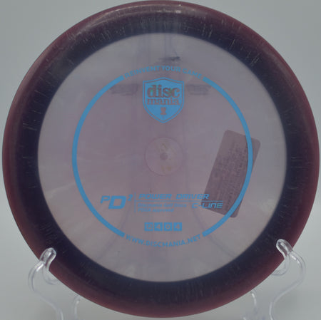 C-Line PD2 blasting down the fairway at Winthrop Gold Disc Golf Course in Rock Hill, South Carolina, displaying its elite overstability and power-driven fade.