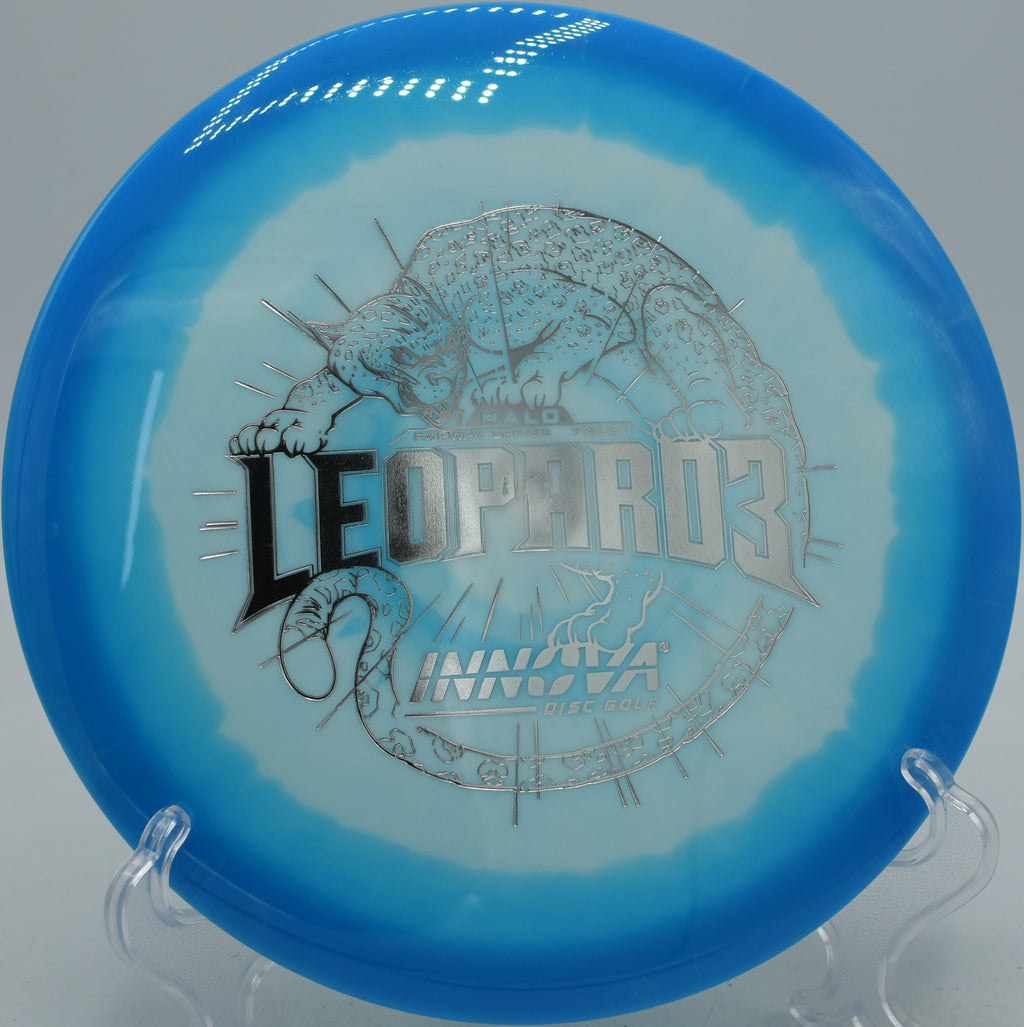 Innova Halo Star Leopard3 fairway driver shaping a hyzer-flip tunnel shot at Idlewild Disc Golf Course in Burlington, Kentucky