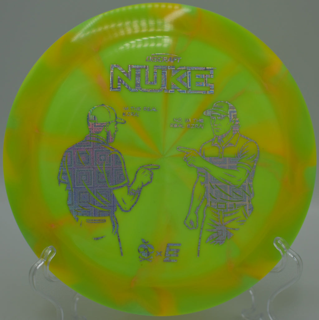 Ezra Aderhold & Robinson ESP Nuke Collaboration flying on a massive flex line at Sabattus Disc Golf Complex in Sabattus, Maine.