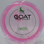 Stable Eternal Goat distance driver on a forehand line at Blue Ribbon Pines in East Bethel, Minnesota