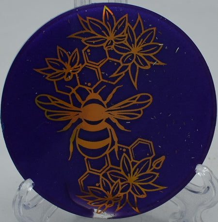 Personalized disc golf mini marker crafted for tournament play at Idlewild Disc Golf Course in Burlington, Kentucky.