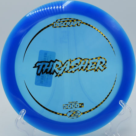 Discraft Thrasher Z Lite – Effortless distance for slower arms at Creekside Disc Golf Course in Utah.

