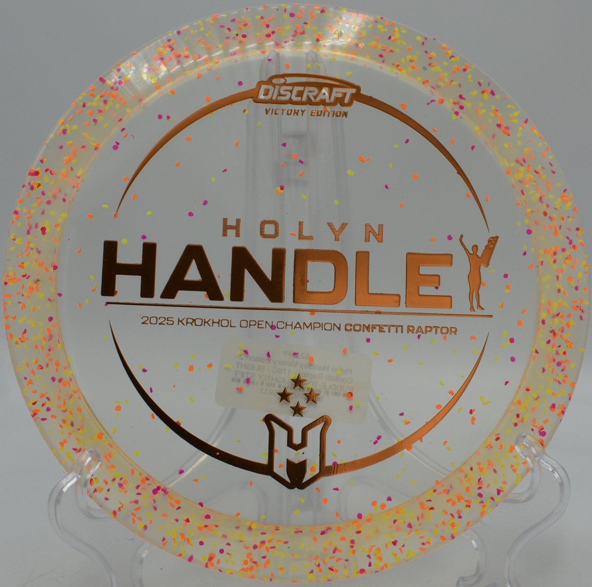 Holyn Handley Victory Edition Z Confetti Raptor - Flexline Discs - 95491561275933