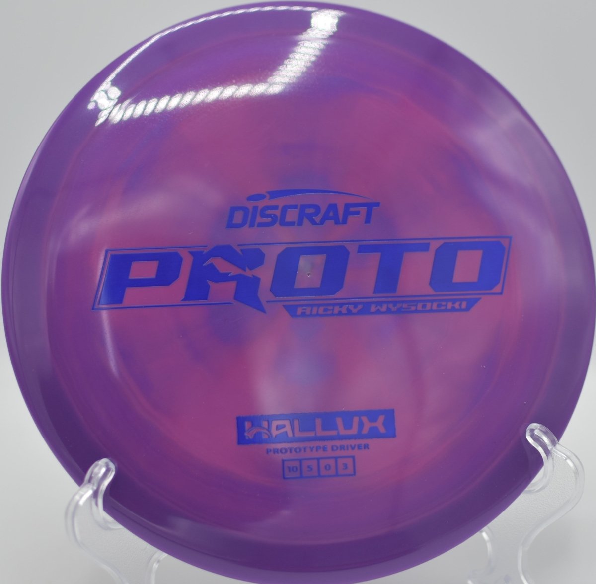 Ricky Wysocki Prototype Hallux disc golf approach disc for Olympia courses and nationwide play