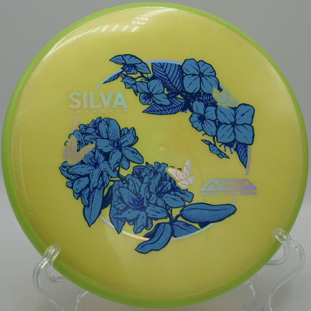 Axiom Soft Plasma Proxy smooth turnover putter shot at Milo McIver State Park Disc Golf Course in Estacada, Oregon