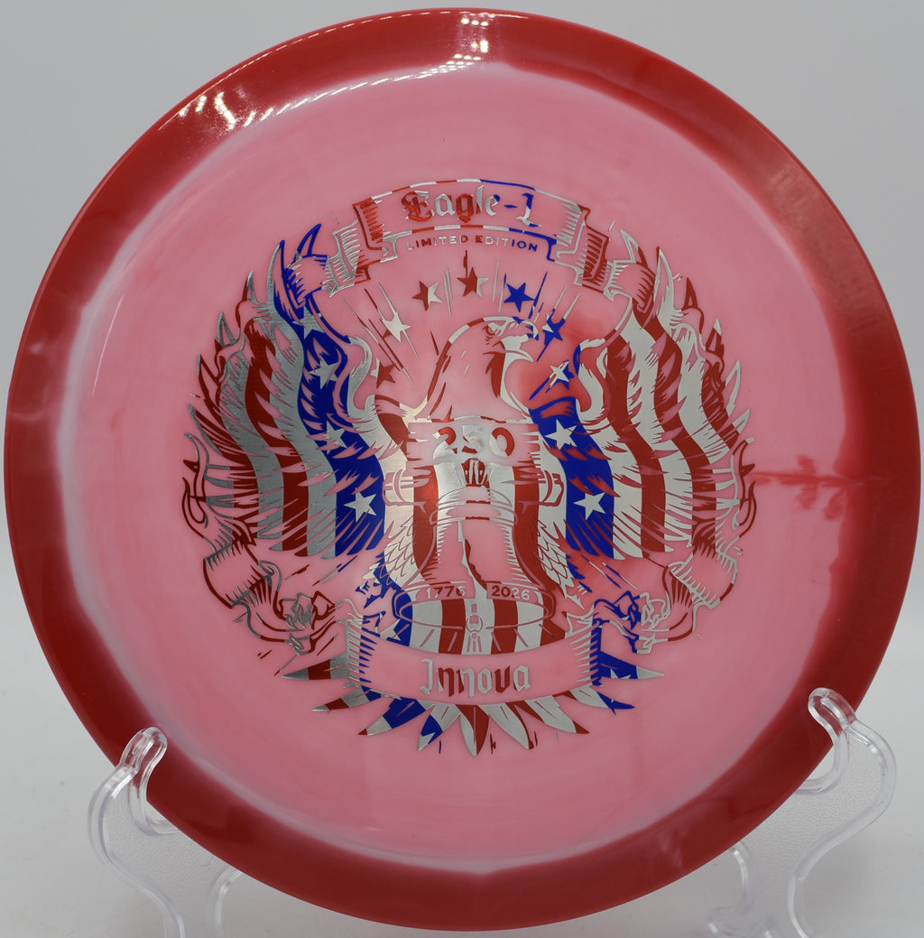 Halo Star Eagle-L displayed at Kincaid Park DGC, Anchorage AK for straight golf lines