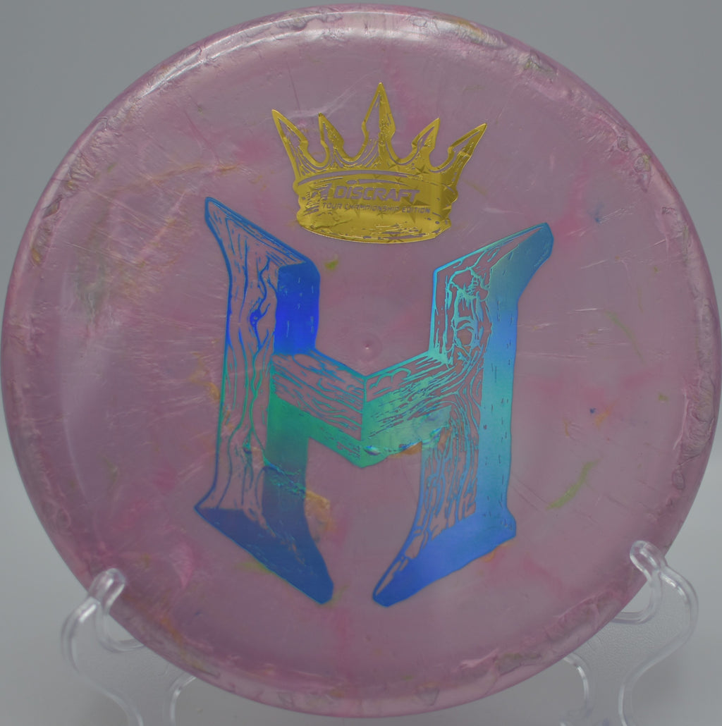 Special edition Holyn Handley Big Z JB Zone SS staged at Moraine State Park DGC in Portersville, PA, highlighting its workable -1 turn flight.