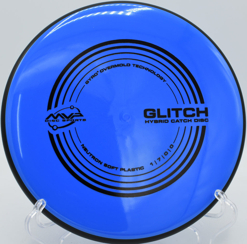 MVP Glitch Neutron plastic disc flying smooth approach lines at Hornets Nest Disc Golf Course in Charlotte, North Carolina.
