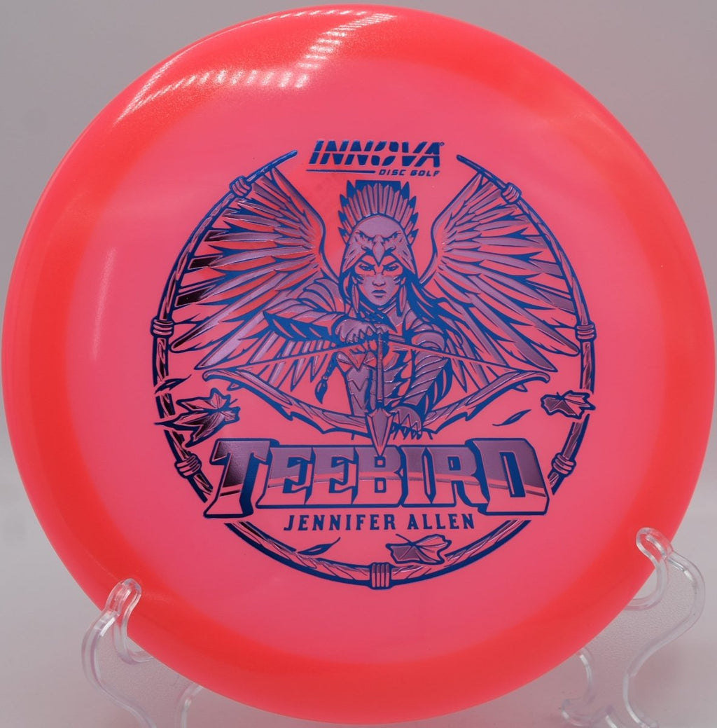 Jen Allen Proto Glow Champion TeeBird torque-resistant control shot at Idlewild DGC in Burlington, KY