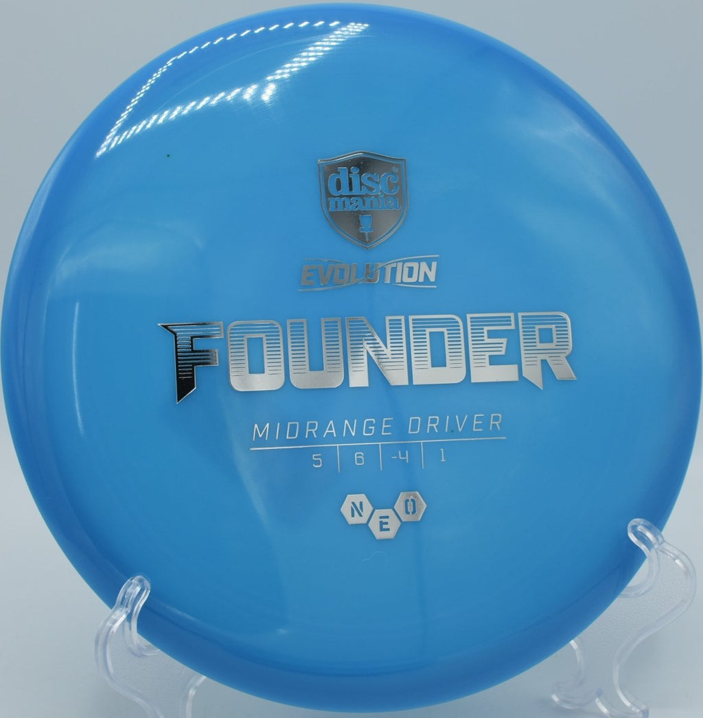 Discmania Neo Lumen Founder glide-heavy tunnel shot at North Boundary Disc Golf Course in Cranberry Township, Pennsylvania