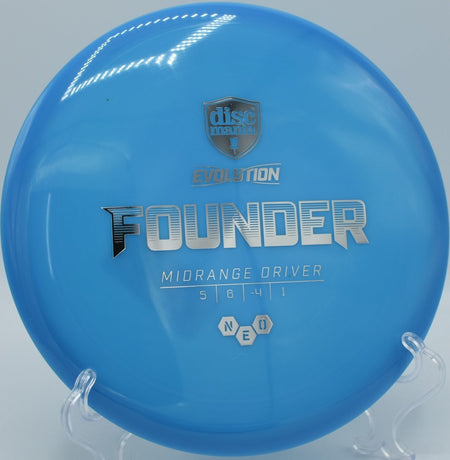 Discmania Neo Lumen Founder glide-heavy tunnel shot at North Boundary Disc Golf Course in Cranberry Township, Pennsylvania