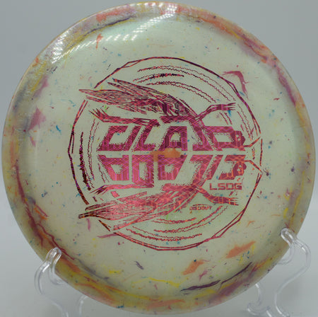 Discraft Cicada placement drive on a tight tunnel at Maple Hill Disc Golf Course in Leicester, Massachusetts