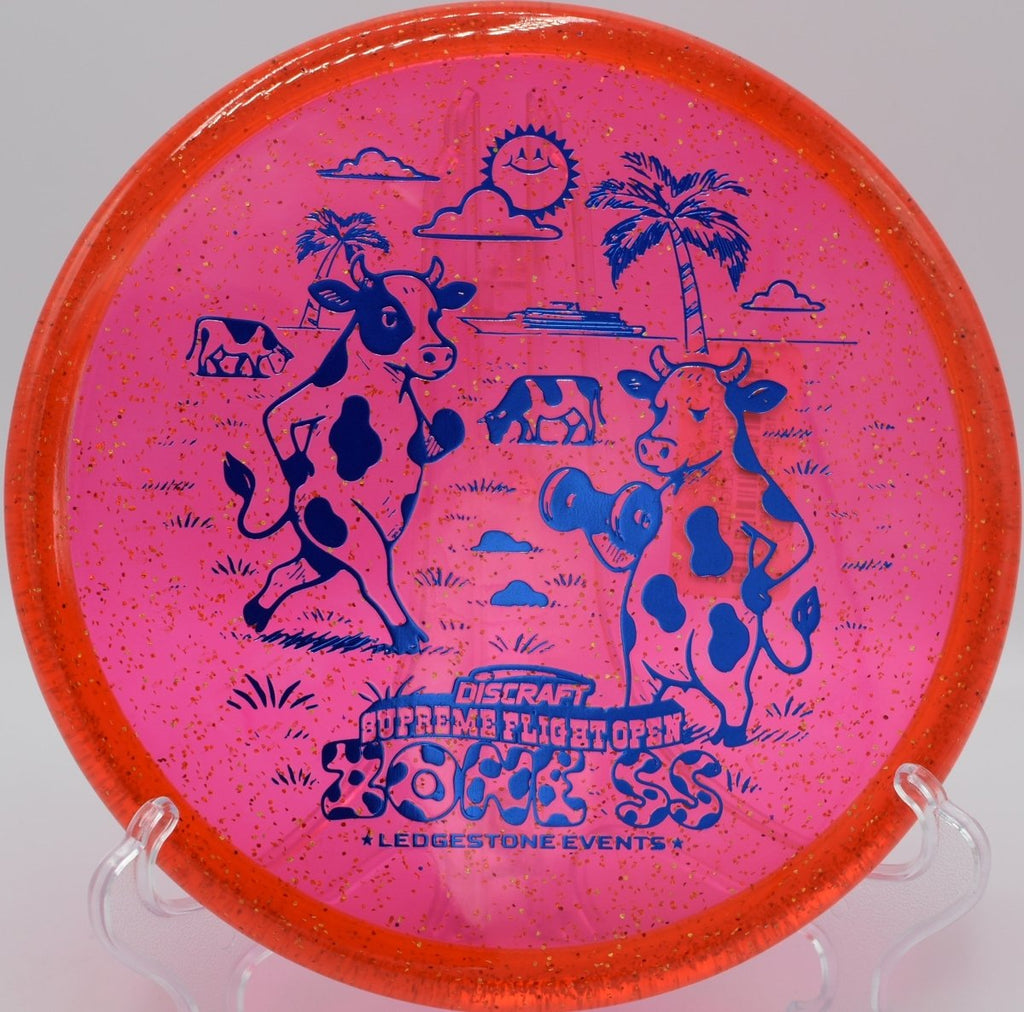 SFO CryZtal Sparkle Zone SS controlled hyzer approach sticking inside circle at Idlewild DGC in Burlington, KY