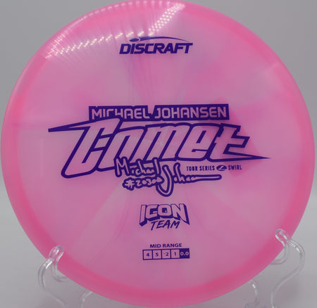 Discraft Z Swirl Comet shaping a long standstill anhyzer at Harmony Bends in Columbia, Missouri

