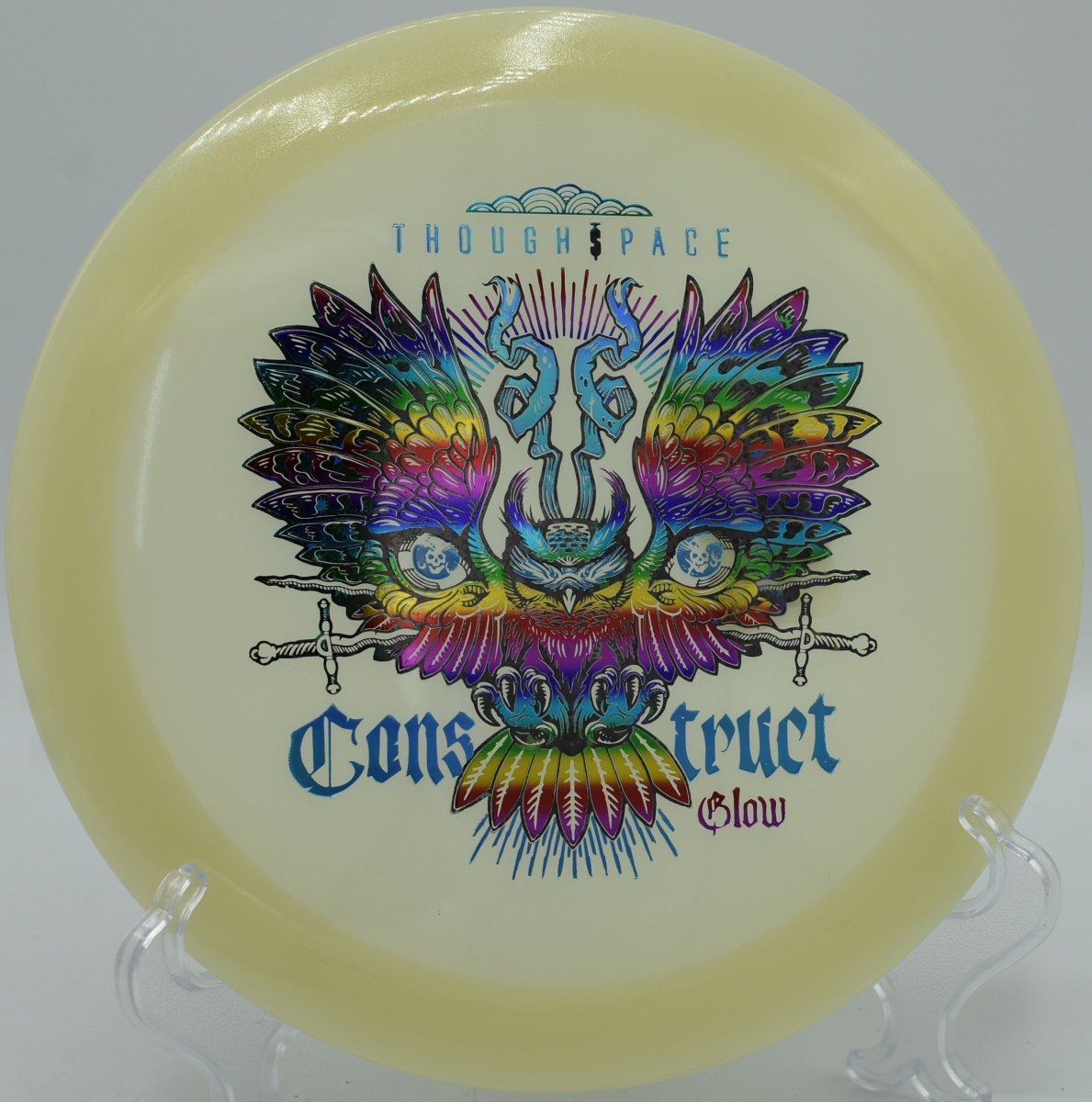 Glow Construct glide-forward hyzer-flip drive at Idlewild DGC in Burlington, KY