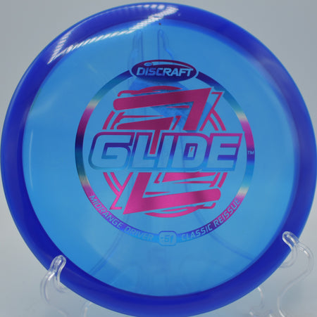 Discraft Z Glide gliding with effortless distance at Fountain Hills Disc Golf Course in Fountain Hills, Arizona.