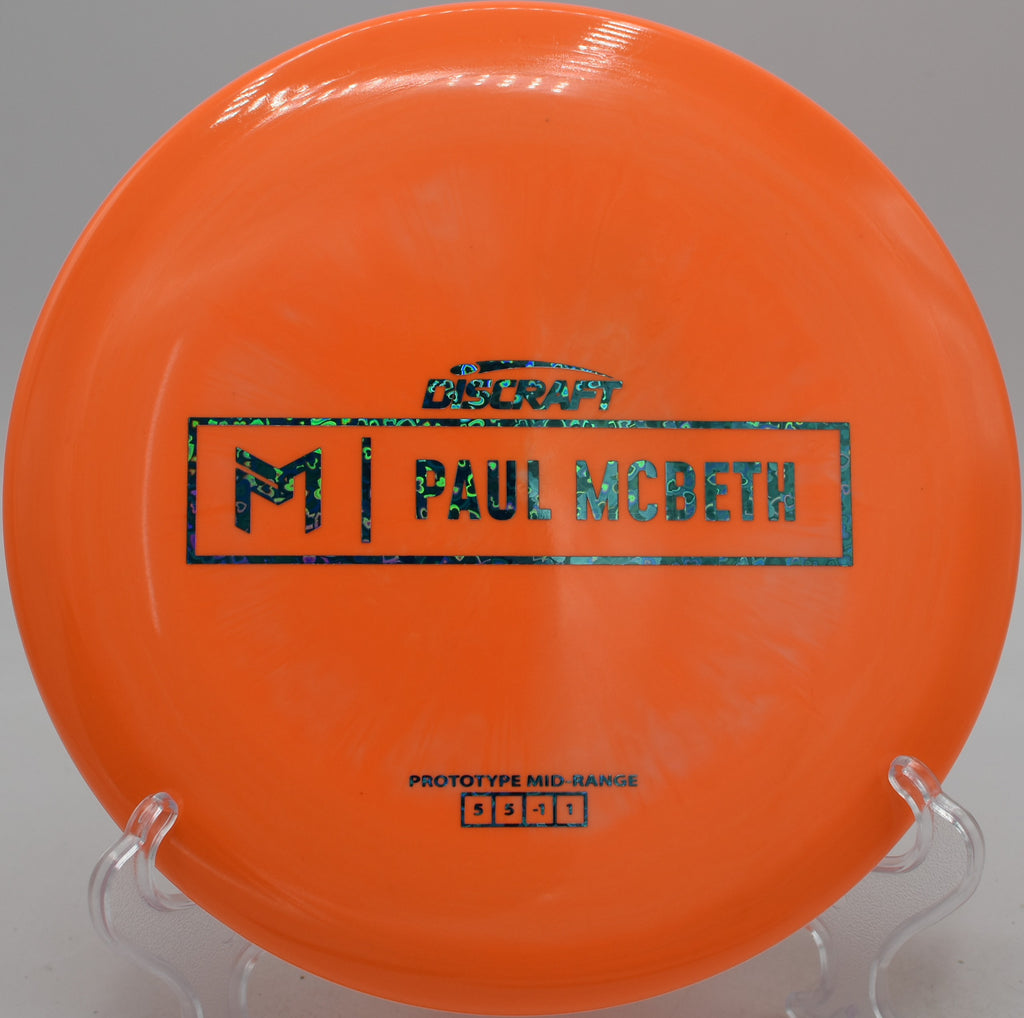 Prototype Malita blasting forehand skip line at Timber Ridge DGC in Gobles, Michigan