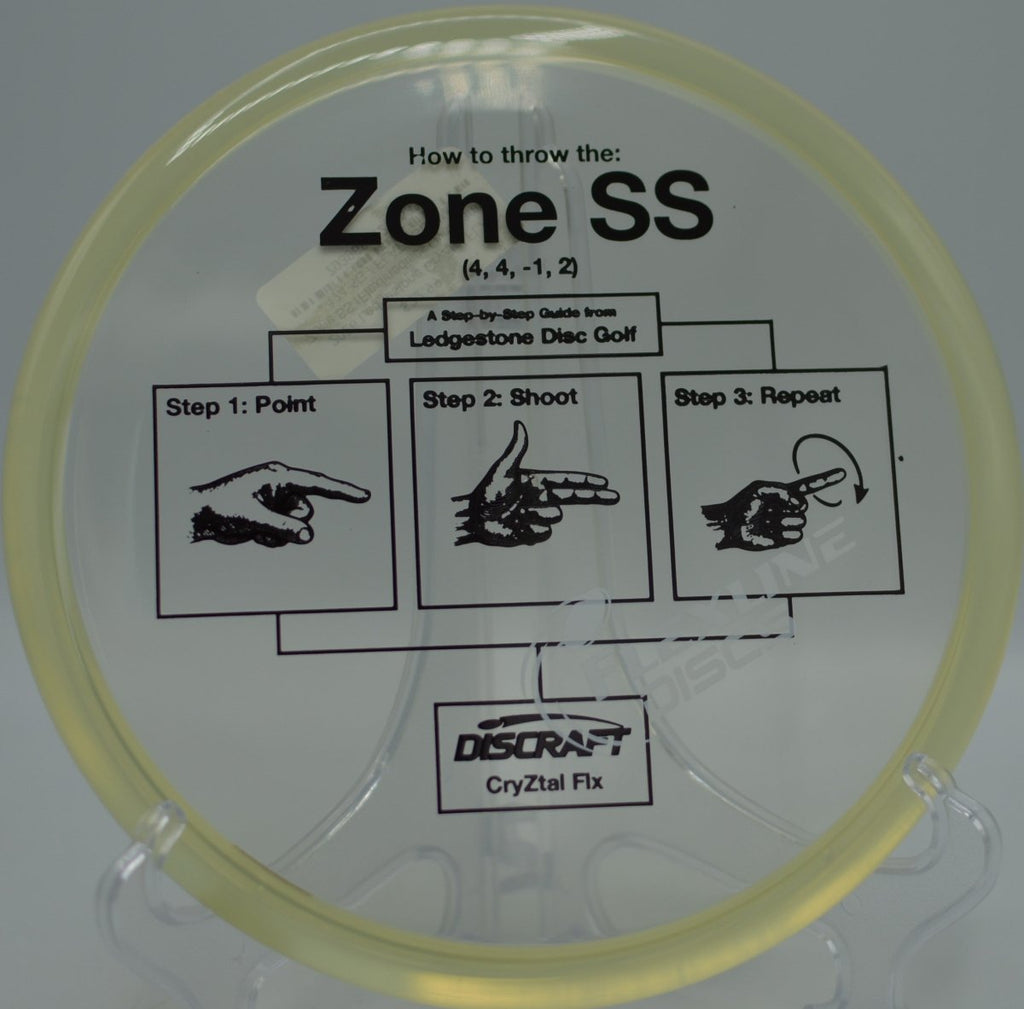 CryZtal FLX Zone SS executing a controlled tunnel approach at Kaposia Disc Golf Course in South St. Paul, Minnesota