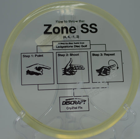 CryZtal FLX Zone SS executing a controlled tunnel approach at Kaposia Disc Golf Course in South St. Paul, Minnesota