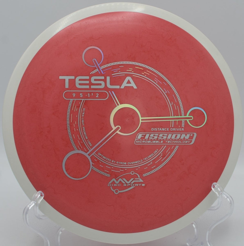 Fission Tesla flex shot shaping late fade bite at Rock Ridge DGC in Pittsboro, NC