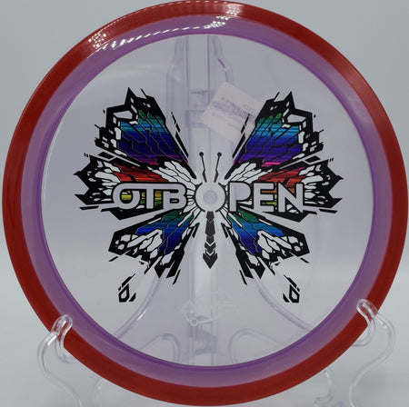 MVP OTB Open Edition Insanity long flex distance shot at Milo McIver State Park Disc Golf Course in Estacada, Oregon