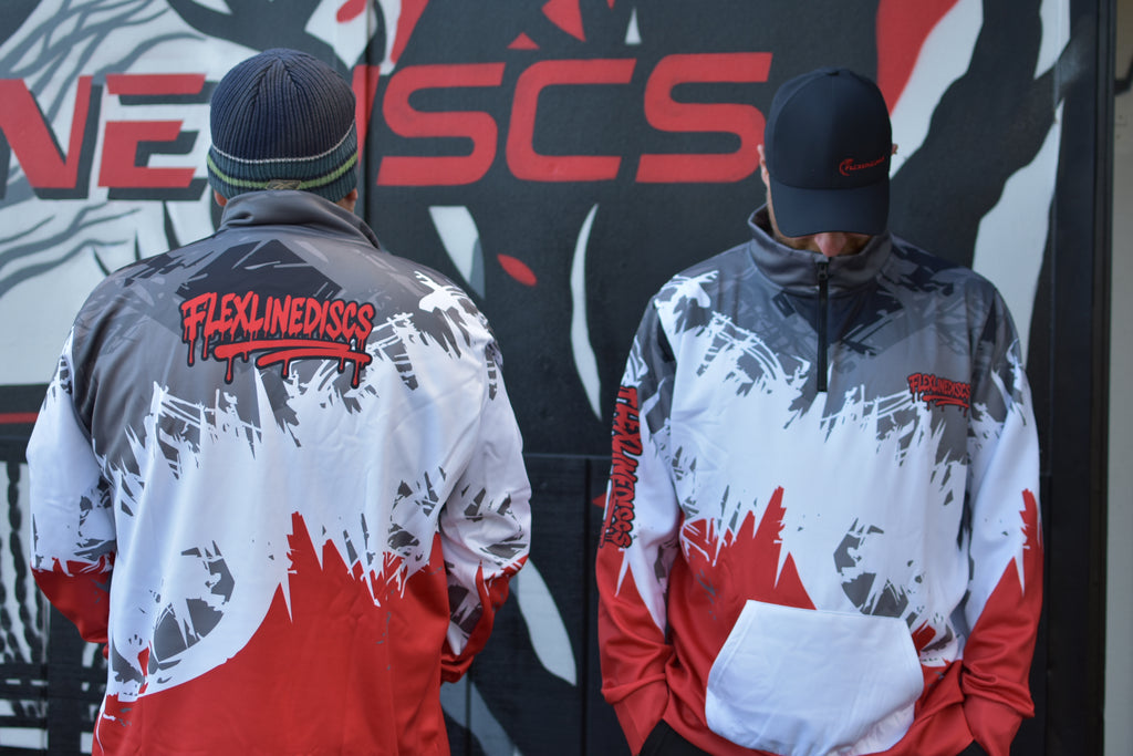 Full Sublimation 310G Fleece-Lined Quarter (Red/White/Black)