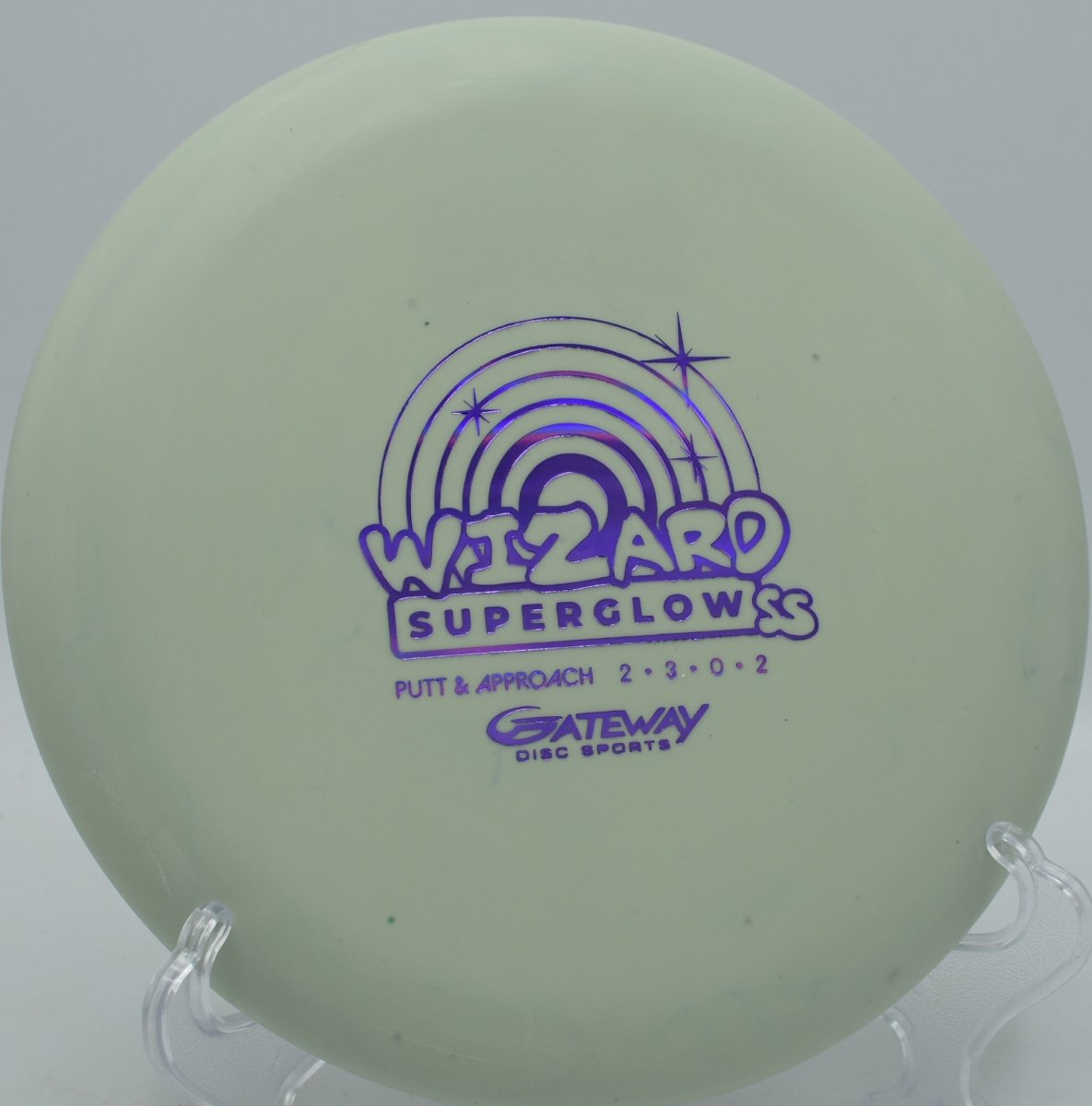 Gateway SuperGlow Wizard SS displayed at Brewster Ridge DGC, Jeffersonville VT for glow rounds and touch approaches