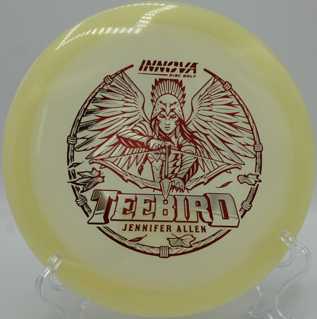 Jen Allen Proto Glow TeeBird wind-tested hyzer release at DeLaveaga DGC in Santa Cruz, CA