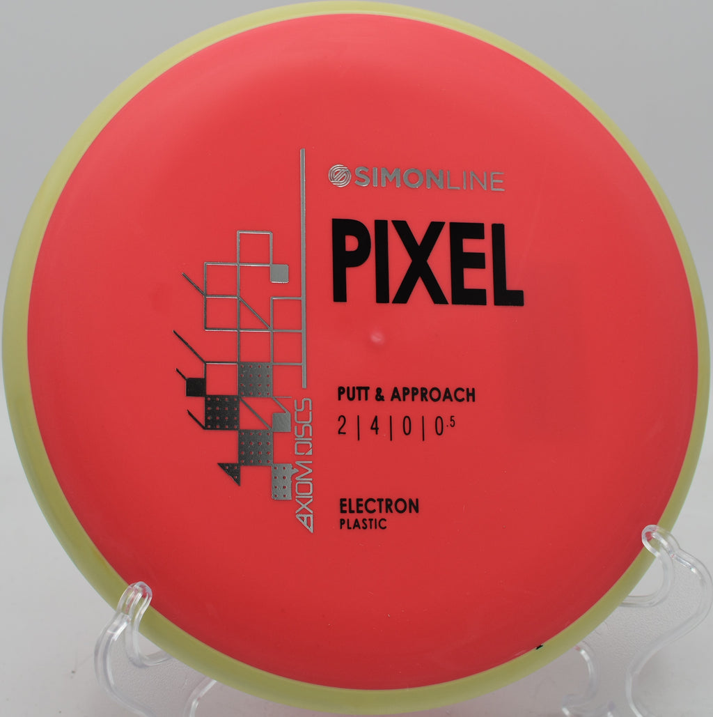 MVP Pixel settling flat near the pin after a confident push putt at Tyler State Park in Newtown, Pennsylvania.

