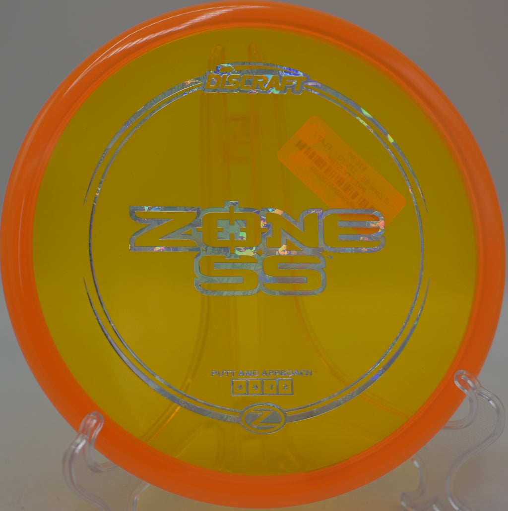 Z Zone SS landing flat with control at Stafford Lake Disc Golf Course in Novato, California.