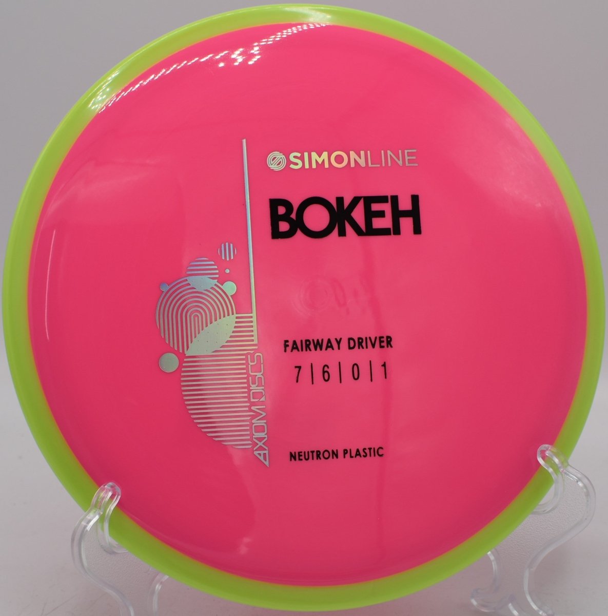 Neutron Bokeh displayed at Harmony Bends DGC, Columbia MO for glide and dependable control
