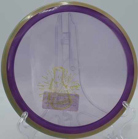 Gyropalooza Box Proton control drivers and mids displayed at DeLaveaga DGC in Santa Cruz, CA