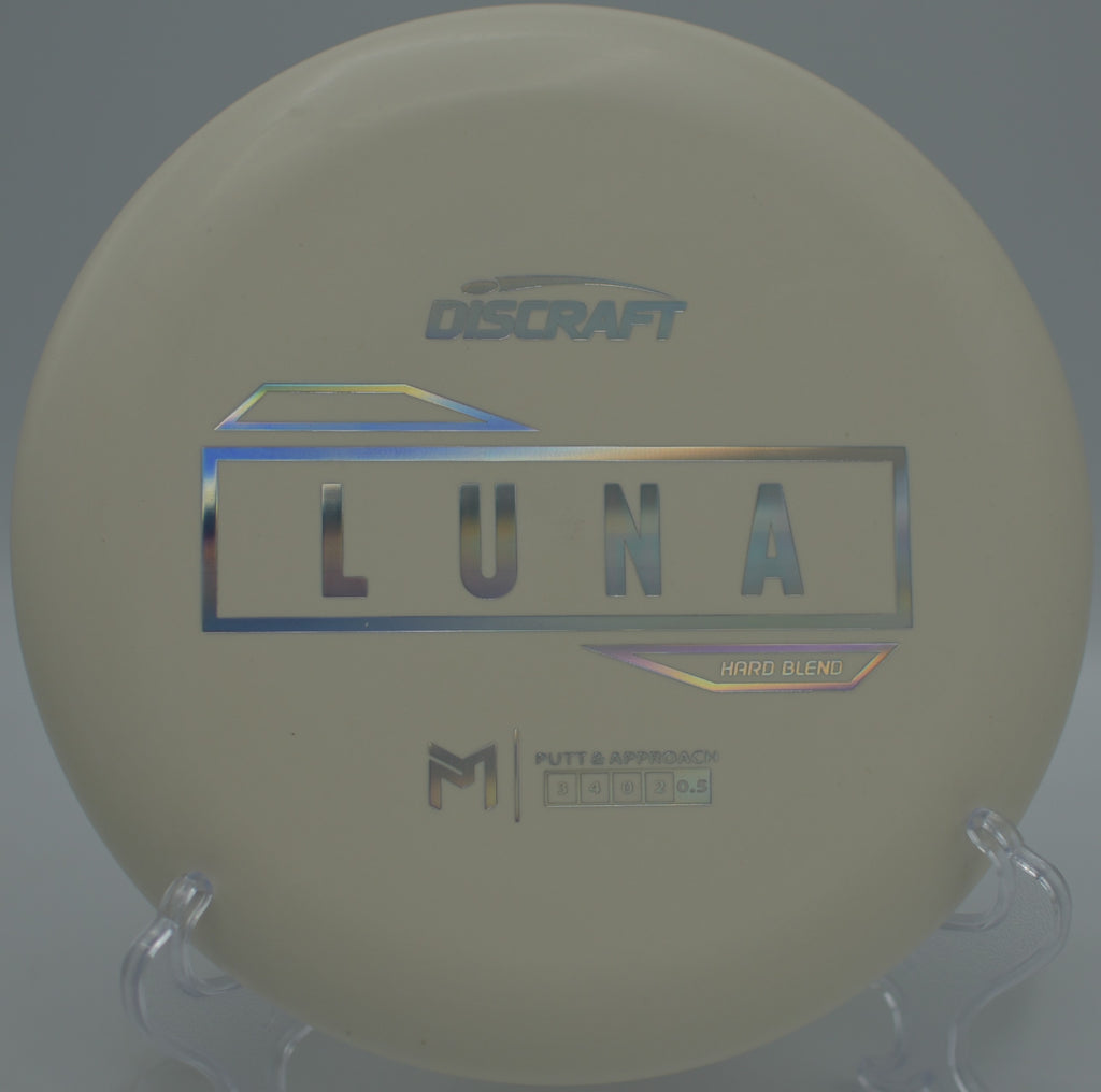 Paul McBeth Hard Blend Luna gliding softly into the chains at Timber Park Disc Golf Course in Estacada, Oregon.