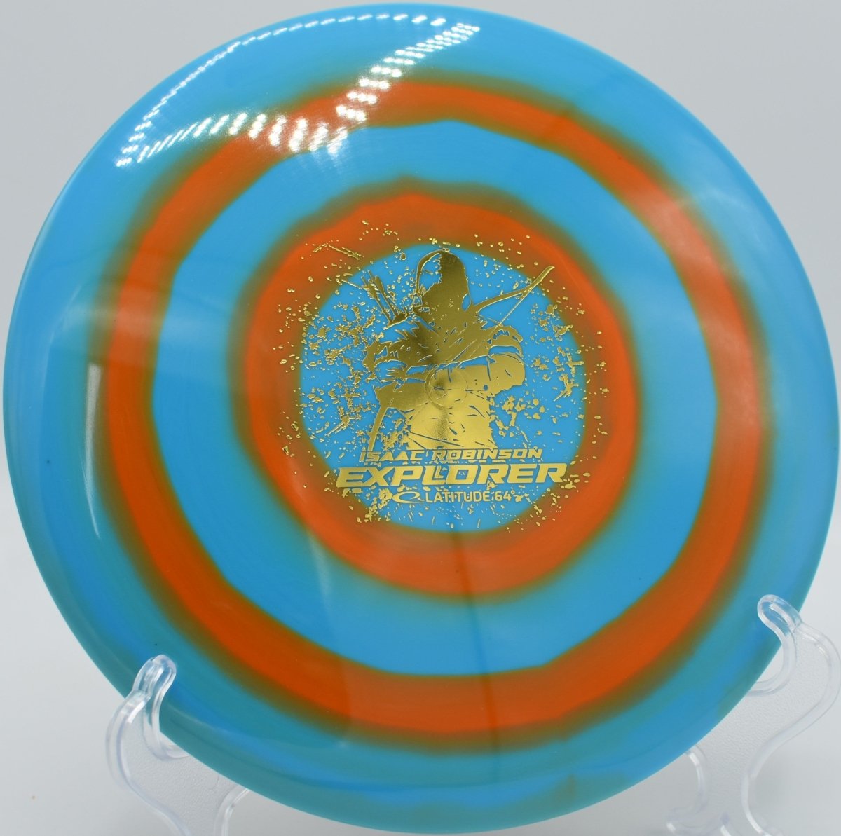 Gold Bullseye Explorer - Isaac Robinson Team Series 2025 - Flexline Discs - 78809561392125