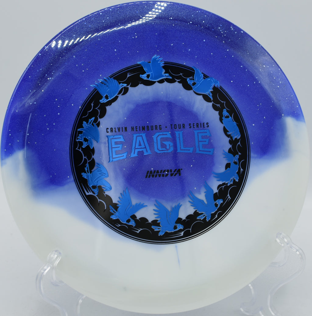 Calvin Heimburg Duo Eagle holding a reliable hyzer line at Maple Hill Disc Golf Course, Leicester, Massachusetts
