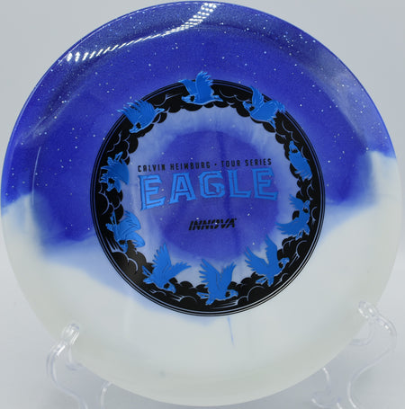 Calvin Heimburg Duo Eagle holding a reliable hyzer line at Maple Hill Disc Golf Course, Leicester, Massachusetts