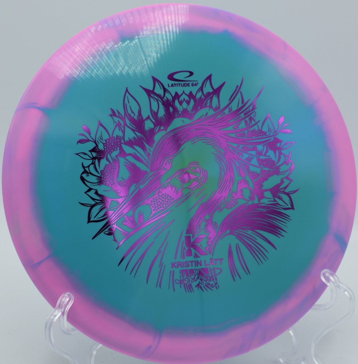 Latitude 64° Saint Pro controlled flex line in light wind at Harmon Hills Disc Golf Course in Fall Branch, Tennessee
