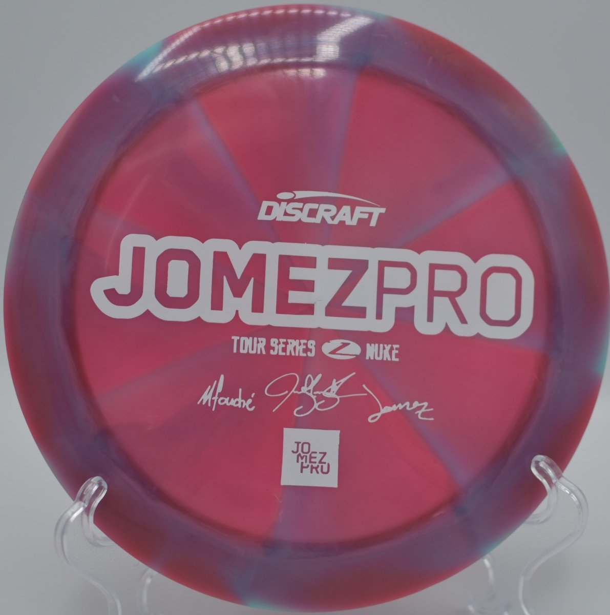 Used- JomezPro Nuke Z-Swirl 2020 distance driver for Seattle disc golfers nationwide
