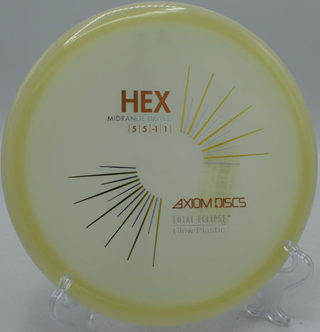 Full Eclipse Hex holding a laser-straight path at DeLaveaga Disc Golf Course, CA

