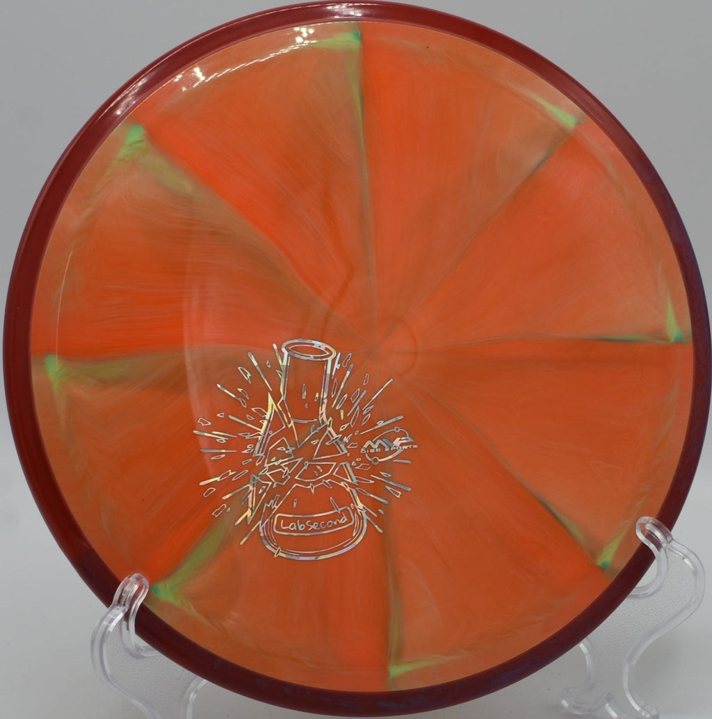 Gyropalooza Box Neutron specialty stamp drivers arranged for bag build at Laurel Springs DGC in Suwanee, GA