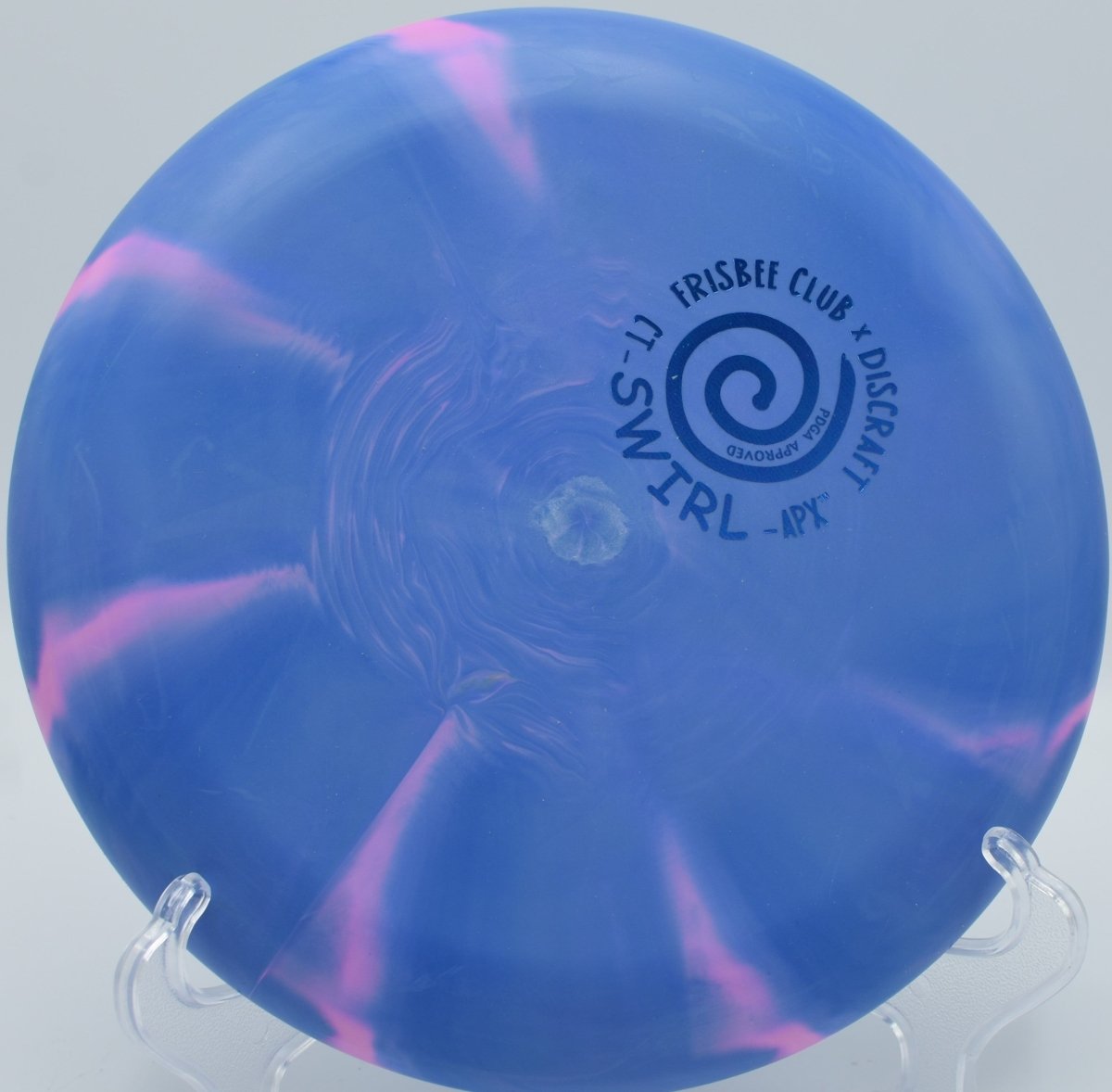 Discraft CT Swirl APX displayed at Brengle Terrace DGC, Vista CA for dependable glide and touch