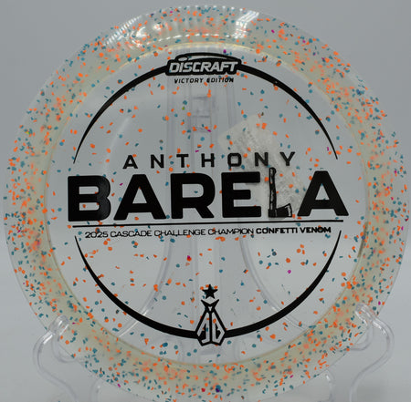 Discraft Z Confetti Venom Victory Edition showing consistent fade at Idlewild DGC in Burlington, Kentucky

