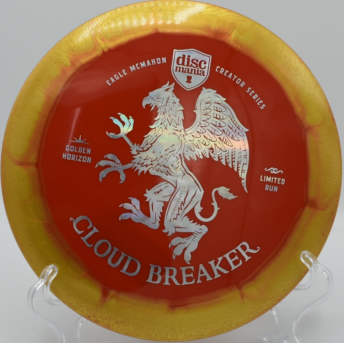 Discmania Golden Horizon Cloud Breaker featured at Base Camp Adventure Park DGC, Moab UT for powerful backhand drives and elite disc golf distance