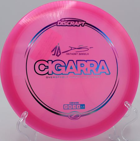 Z Cigarra landing flat beside the pin without skipping at Panther Creek DGC in Springfield, Illinois.

