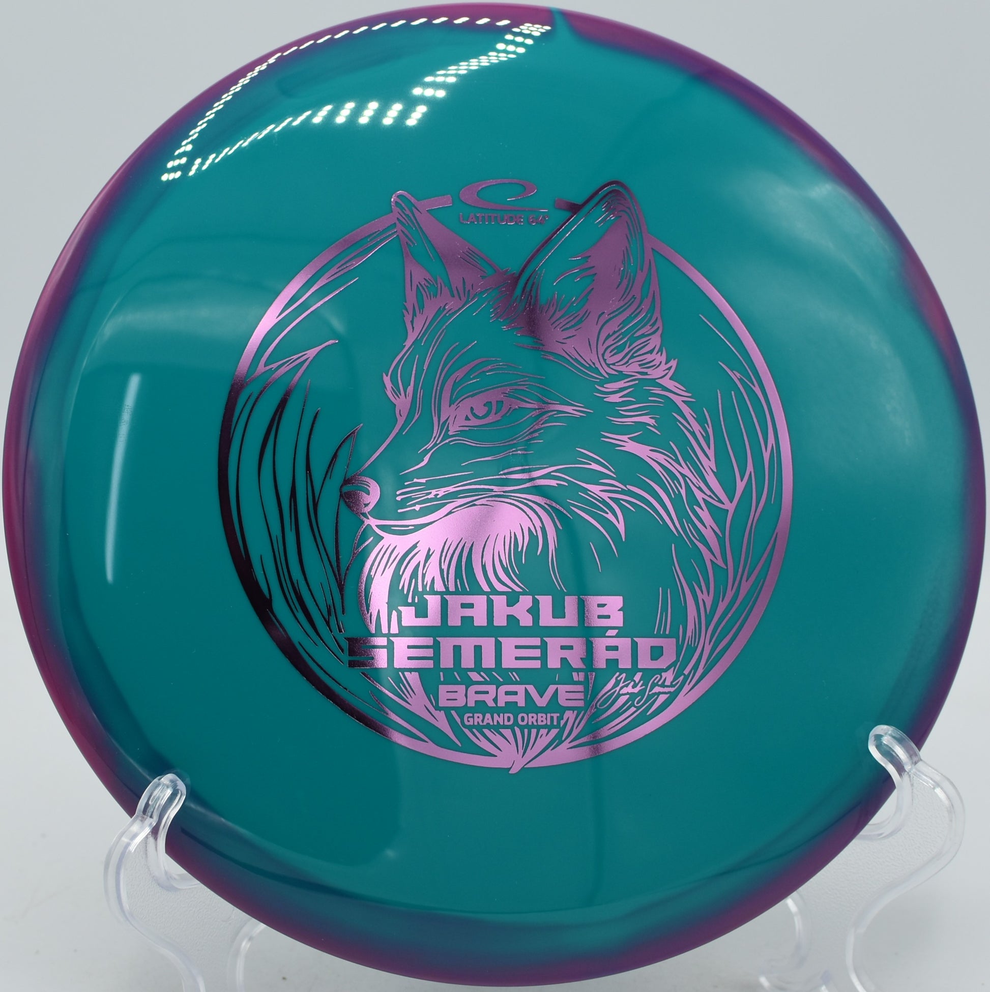 Latitude 64° Jakub Semerád Grand Orbit Brave Team Series 2025 driver ripping a flex line at Water Works Park Disc Golf Course in Kansas City, Missouri.