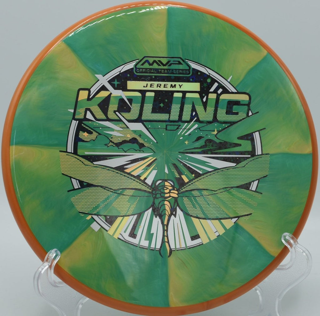 Axiom Tempo torque-resistant approach shot at Eagles Crossing Disc Golf Course in Hawk Point, Missouri